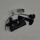 Gate Latch Door Latch with Pull Cable Opened Two-Sided Lockable Door Latch Durable, Versatile & Secure for Metal, Wood, and Vinyl Fence, for Privacy Fence ,Outdoor Fence, Barn Door Lock, Wooden Fence, (Black)