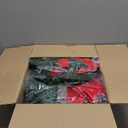 Daifunli 6 Pcs Pre Lit Christmas Wreath with Lights for Windows 11.8 Inch LED Christmas Front Door Wreath with Bow Greenery Artificial Hanging Garlands for Fireplaces Home Porch Wall Decor