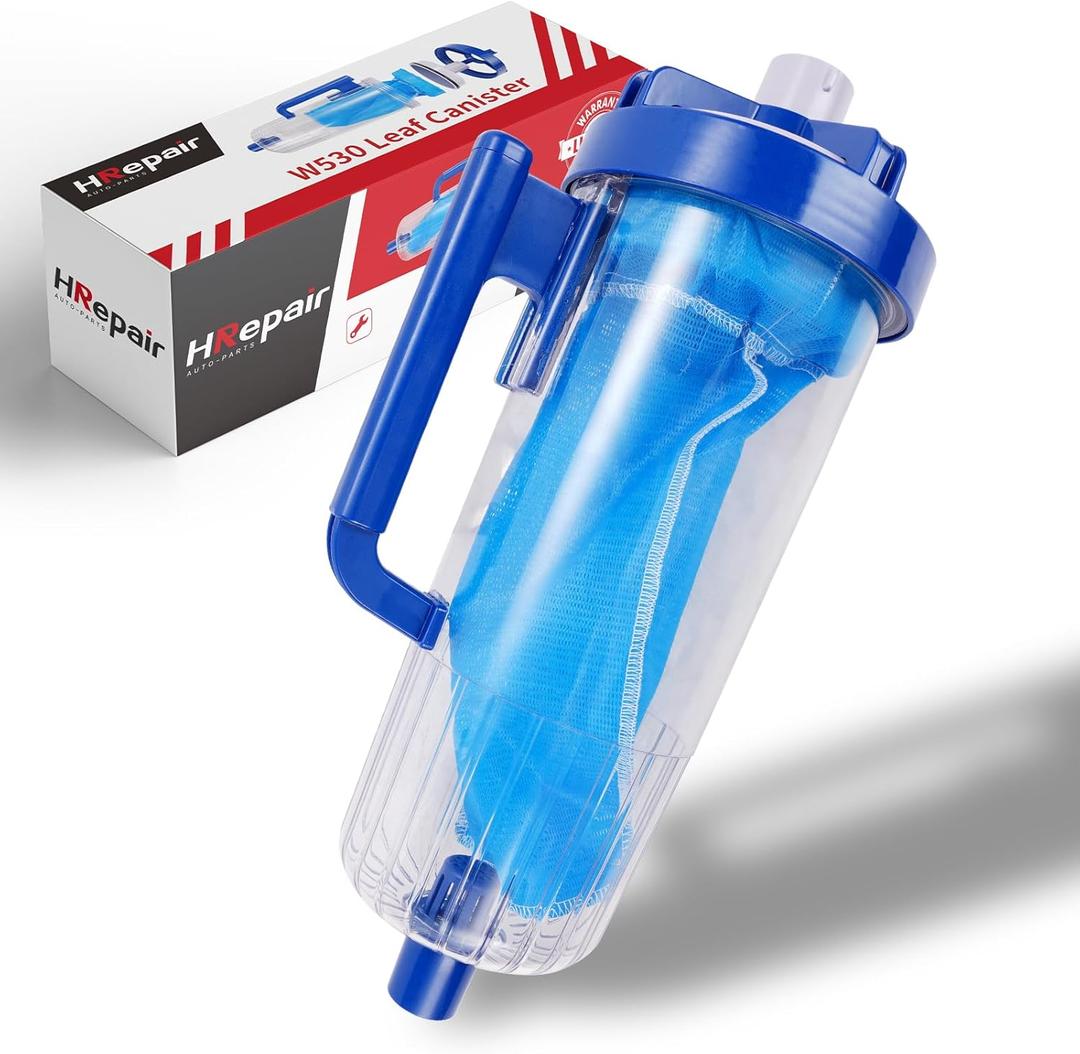 Pool Leaf Canister Replacement Hayward W530 Leaf Catcher fits Pool and Spa Cleaners- Inline(With Mesh Bag)