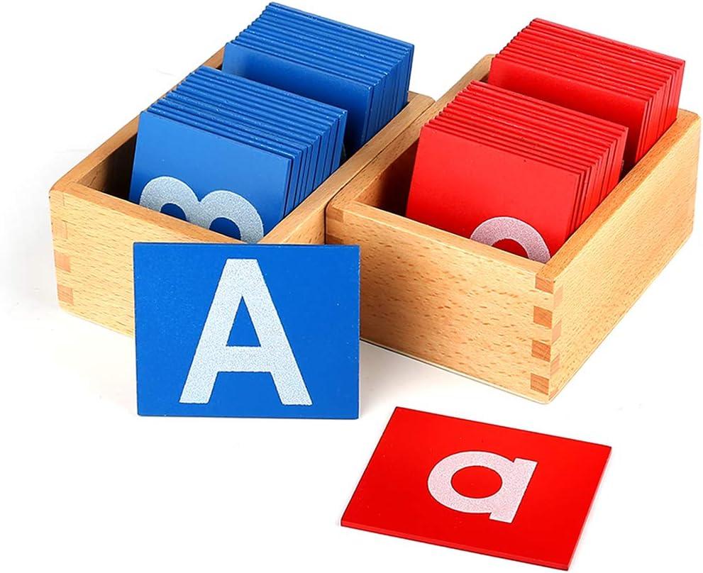 Montessori Sandpaper Letter Learn Alphabet Tractile Learning Phnonics Letter Recognition Pre-Writing Skills Homeschooling Classroom Activities Occupational Therapy Sensory Material Educational Toy