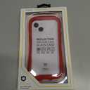 iFace Reflection Designed for iPhone 14 Case (6.1")  Cute Shockproof Hybrid [9H Tempered Glass + Bumper] Wireless Charging Compatible Clear Protective Cover for Girls, Women - Red