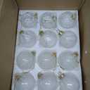 Liliful 24 Pcs Clear Glass Christmas Ball Ornaments 2.36 Inch Glass Christmas Tree Decorations Xmas Tree Hanging Balls Ornaments Decoration for Trees Xmas Holiday Party Decor Gift