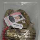 Christmas Costume Wig for Adult Women Blonde Braided Synthetic Wig with Red Bow Hair Clip and Necklace for Halloween Christmas Celebration Party