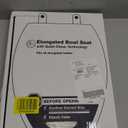 KOHLER Stonewood Quiet-Close, Elongated Toilet Seat Soft Close, Durable Wood, Easy Installation, Universal Fit, Home Essentials, White Finish, K-20466-0