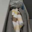 Blissful Diary Baby Play Gym Mat, Tummy Time Activity Mat with 6 Detachable Toys for Stage-Based Sensory & Motor Skill Development, Easy to Install & Clean, Baby Essentials Gift, Sandy Beige