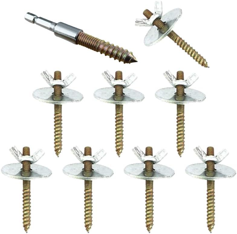 balacoo 1 Set Stand Bar Accessories Nut Holder Bird Cage Accessories Bird Cage Stand Perch s Perch Screws Fixing s Fastener Vertical Metal
