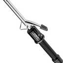 Conair Instant Heat  Inch Curling Iron, -Inch Barrel Hair Curler Produces Tight Curls, 25 Heat Settings, Dual Voltage, For Use on All Hair Lengths, Black