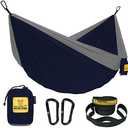 Wise Owl Outfitters Camping Hammock – 400lbs Portable Hammock with Tree Straps - Travel, Backpacking, Hiking, Outdoors Camping Gear - Single