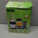 Nahida Blender for Smoothies, 1200W Smoothie Blender for Ice Crushing, Blenders with (2) 6-Fin Blades, Personal Blenders for Kitchen with 23oz, 32oz, 37oz Easy Go Cups for Juices, Silver