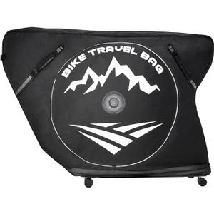 VEVOR Bike Travel Bag, Road Bike Bag Road Bicycle Storage Carry with TSA Lock & Dual Zipper for Air Travel, Outdoor Use, Airplane, Car, Train, Subway Transport, Triathlon Bike
