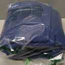 Quilt Set King/Cal King/California King Size Navy - Oversized Bedspread Soft Microfiber Lightweight Coverlet for All Season - 3 Piece includes 1 Quilt and 2 Shams Geometric Pattern