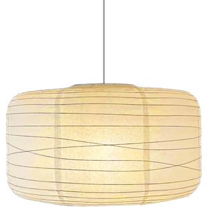 White Doughnut Lampshade(16.93inch/43cm) Cotton Paper Lampshade,Japanese-style Simple Foldable ceiling light, Suitable for Indoor Bedroom, Living Room and Room Decoration