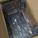 Ofiray-home Magnetic Shelf for Fridge Bag Storage, 1 Pack Stackable Garbage Bag Holder with Bamboo Lid, Magnetic Storage Bin for Refrigerator, Under Sink, Kitchen Pantry Organization Black