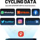 iGPSPORT BSC100S Bicycle/Bike Computer Wireless, 2.6-inch LCD Display GPS Bike Computer