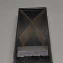 1InTheOffice Business Card Holder Desk, Name Card Organizer with Dividers and Index Tabs, Smoke/Black 650 Cards Capacity