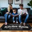 Runner Rugs for Kitchen Hallway, Modern Washable Bathroom & Laundry Room Mat, Non-Slip Microfiber Doormat for Entryway, Small Rugs Indoor Use - Skid Resistant Backing 24x72 inch