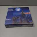 Pintoo Jigsaw Puzzles 1000 Piece for Adults - Moon Night Series - New York Building Beautiful Plastic Puzzle for Home Decor Zero Dust Easy Storage [H2653]
