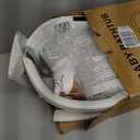 Collapsible Baby Bathtub - Large Baby Bath Tub with Thermometer & Cushion | Travel Portable Newborn Infant Bathtub | Foldable Toddler Bathtub for Baby 0 to 36 Months (Grey)