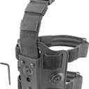 BOOMSTICK Drop Leg Platform for Holsters and Mag Pouches, Molded Polymer, Adjustable Straps, Durable & Secure