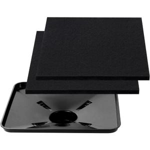 17892 Transmission Drain Pan for Lisle, 87031 87032 Oil Drain Drip Pan for Lisle Under Car with Square - 2 Pcs 22'' Oil Drain Splash Pad