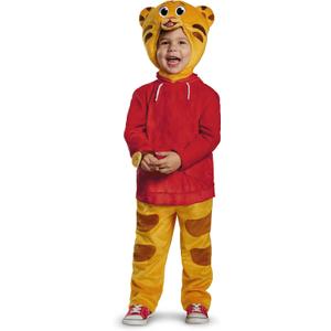 Daniel Tiger's Neighborhood Daniel Tiger Deluxe Toddler Costume, Small/2T (S (2T))