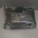 LAMIT Olive Green Linen Curtains 84 inch Length 2 Panels, Light Filtering Semi Sheer Panels Back Tab and Rod Pocket Christmas Drapes for Bedroom/Living Room, 34 x 84 Inch