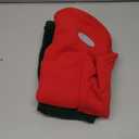 2Pack Fleece Dog Sweater Vest with Leash Ring Pullover Dog Clothes Sweaters for Small to Large Dogs with Reflective Strip Puppy Clothes Sweater Soft Lightweight Jacket for Fall/Spring/Winter (L (Back:16.54",Chest:21.26", 25-35 lbs), Red+Dark Green)