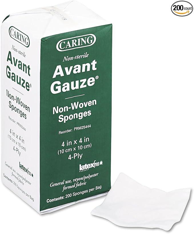 Non-Woven Gauze Sponges 4 x 4In (Qty:2000)