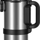 135oz Silver Large Insulated Water Flask for Truck Drivers, Camping
4L Folding Top/Side Handles, 304 SS One-Touch Water Jug for Truck Drivers, Camping, Worksites & Road Trips Safe Durable