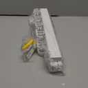 Wall Mounted Clothes Drying Rack, Laundry Drying Rack Wall Mount, 3-Fold Drying Rack Clothing, Foldable Clothes Drying Rack with 12 Dual Hooks Organization for Laundry Room Indoor - White