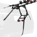 FORWODE Premium 3 Bikes Trunk Mount Rack Bicycle Carrier, Compact Folding Portable Adjustable Bike Rack for Car, SUV, Hatchback, Black
