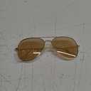 livho Sunglasses for Men Women Aviator Polarized Metal Mirror UV 400 Lens Protection (*Gold Yellow)