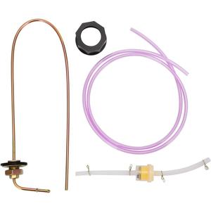 For Diesel Heaters, Extra Capacity Fuel Tank Standpipe Kit, All-Metal Rust-Proof Cap with 36" Tubing & Filter, Extend Runtime 5X