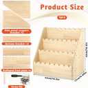 Scalloped Book Shelf, 3 Tier Scalloped Bookshelf, Open Front Facing Bookshelves Durable Bookcase Book Organizer for Classroom Nursery Room, Bedroom,Playroom, (Wooden,16.5 * 16.5 * 10.6in)