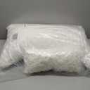 Cooling Side Sleeper Pillow for Neck and Shoulder Pain, Luxury Shredded Memory Foam Curved Bed Pillows for Sleeping Set of 1- Adjustable Queen Size- Washable Cover Crescent White