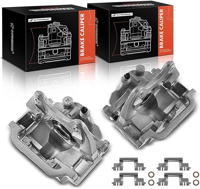 APremium Disc Brake Caliper Assembly with Bracket Compatible with Select Cadillac, Chevy and GMC Models  Escalade, Avalanche, Silverado 1500, Suburban 1500, Tahoe, Sierra 1500 and more  Rear Side