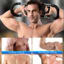 Twister Arm Trainer, 60-100lb Chest Workout Equipment for Men, Adjustable Arm and Chest Twister Trainer for Women, Detachable Power Twister Home Fitness Equipment for Enhancing Upper Body Muscle