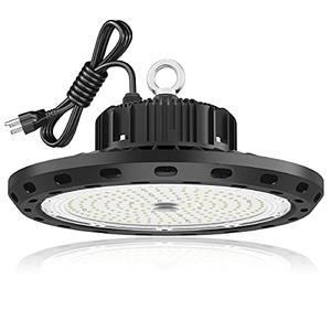 BEULT 100W UFO LED High Bay Light 15000lm 5000K IP65 UL Approved 5' Cable with US Plug Alternative to 400W MH/HPS widely Used for Warehouse Shop Workshop Industrial Factory