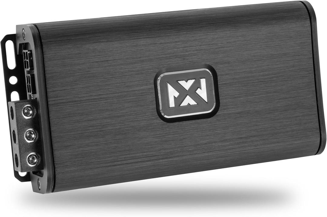 NVX VADM4 v2 Model 4-Channel Class D Amplifier 1000W Peak, 500W RMS, 2/4-ohm Stable, High/Low Pass X-Over, for Car/Truck/Marine/UTV/Motorcycle (VADM4v2)