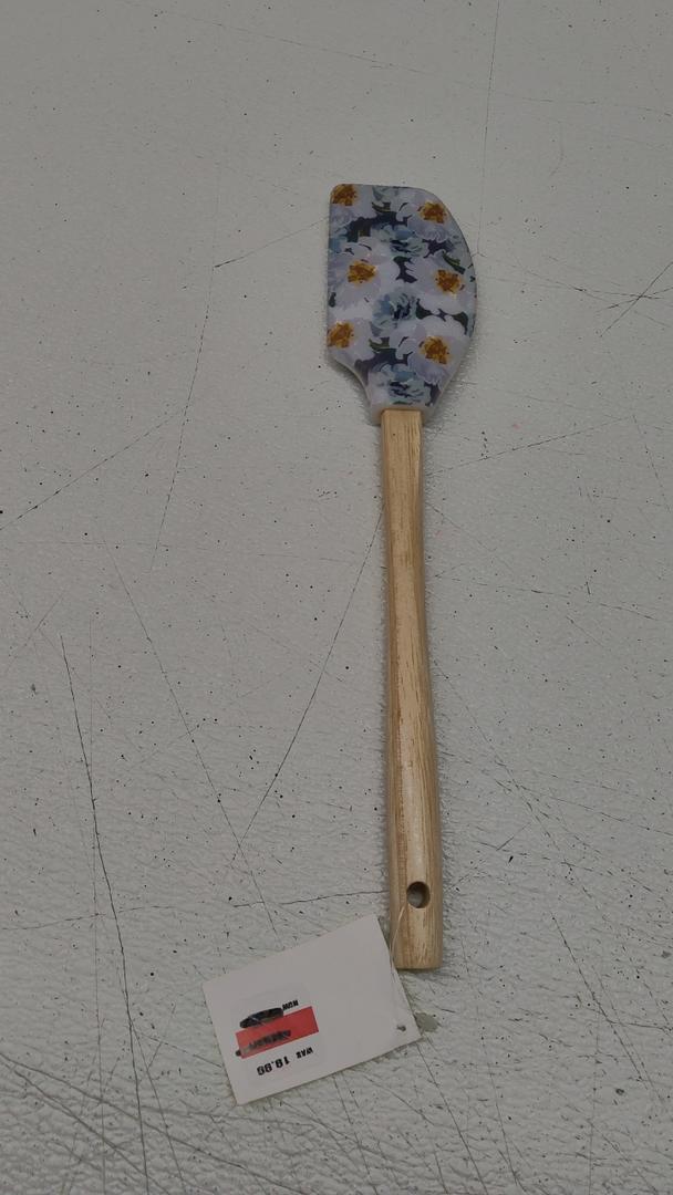 Printed Silicone Spatula with Wood Handle