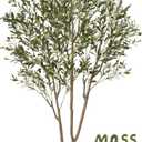 7FT Olive Trees Artificial Indoor with Planter&Basket, Tall Faux Olive Tree