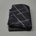 Runners for Hallways Kitchen Runner Rug Non Slip 2x6 Washable Runner Rugs No Pile Tear and Stain Resistance, Hand Woven Style Thin Runners for Hallways, Kitchen, Laundry, Bathroom- Black