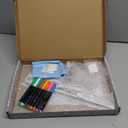 16" Led Drawing Board for Kids with 18 Tracing Stencils - Light up Led Note Board, 2026 Birthday Gifts for Boys Girls Ages 5 6 7 8 9 10 12+ Year Old, Magic Glow Art Toys for 6 7 8 9 10 Year Old, 39PCS (White)