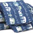The Lakeside Collection Our Favorite Place is Together Bedding Sheet Set with Pillowcases - Queen - 4 Pieces ,Blue