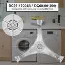 DC97-17004B Washer Flange Shaft Assembly Compatible with Samsung Washing Machine, with DC60-40137A Spider Hex Bolt (6 Pack) Replace DC97-17004A DC97-17004E AP5800144