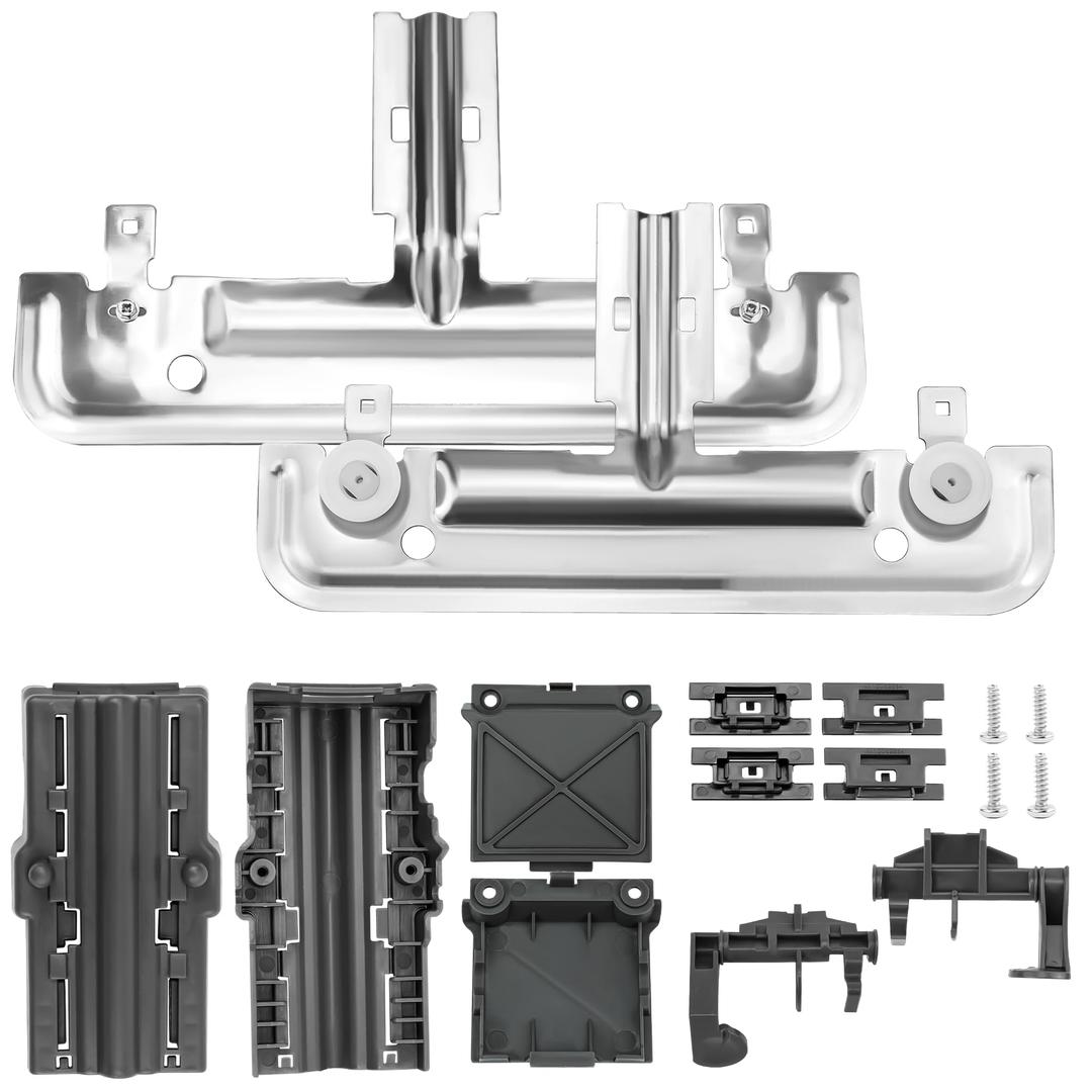 Upgraded WDT730PAHZ0 W10712395 Dishwasher Upper Rack Adjuster for Whirlpool | Applicable to Dishwasher Top Rack Adjuster W10350375 WDT750SAHZ0 WDTA50S WDT730;Fit for Kenmore 665 Upper Rack by prime&swift