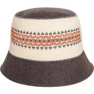 SHSH trade group Ukrainian Wool Sauna Hat Embroidered Ornament Vyshyvanka Ukraine Banya Bucket Sauna Hat for Women and Men Finnish Banya Cap