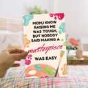 4 x Funny Mothers Day Cards - Mother's Day Cards for MomMothers Day Gift from Son Daughter