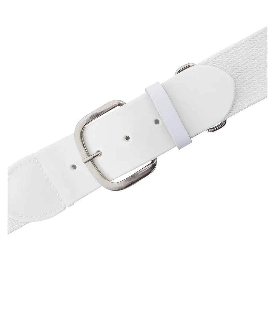 Champion Sports Baseball/Softball Uniform Belt, Comfort Stretch Fit Durable Syntex Tab - Youth & Adult Sizes, Multiple Colors (Youth (18-32 Inches), Black)