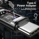 65W Type C USB C Laptop Charger Compatible with Dell Latitude Computer 5530 5420 5430 5520 5540 7430 7420 7440 7340 7530 7330 7320,Inspiron 14 7425 16 7620 XPS 2in1 Chromebook 3100 Power Adapter Cord